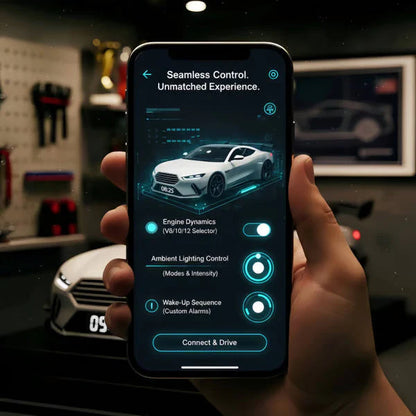 📢📢60% KEDVEZMÉNY !!🎅【🎁A legjobb karácsonyi ajándék🎁】🎄Hiperautós ébresztőóra –🏎️Valósághű GTR motor és fényeffektek