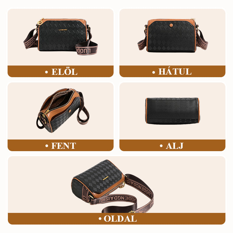 👜Prémium háromrétegű gyémánt mintás divatos crossbody táska✨