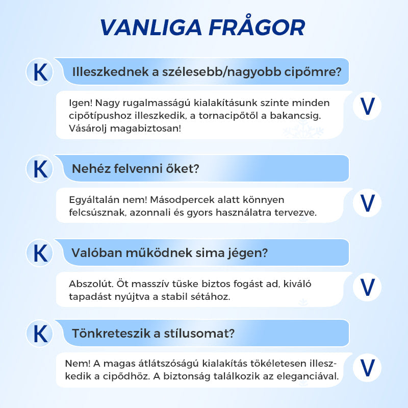 🔥1+1 INGYEN！🔥❄️Univerzális 5 fogú jégkorcsolya cipőkhöz és csizmákhoz