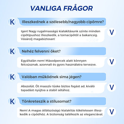 🔥1+1 INGYEN！🔥❄️Univerzális 5 fogú jégkorcsolya cipőkhöz és csizmákhoz