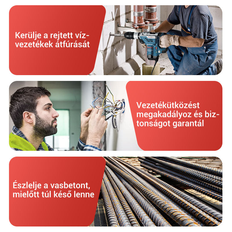 🔥💯 Többfunkciós kézi fém- és fali érzékelő