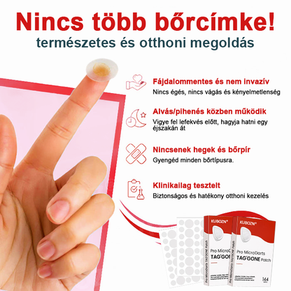 KUBOZN® Nano-mikrotűs bőrcímke-eltávolító tapaszok