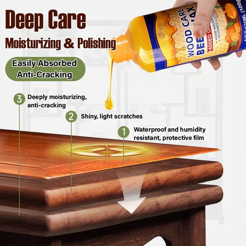 【🔥🎁Vásároljon 1 és kap 1 ingyen】🍯Természetes faápoló méhviasszal és narancsolajjal