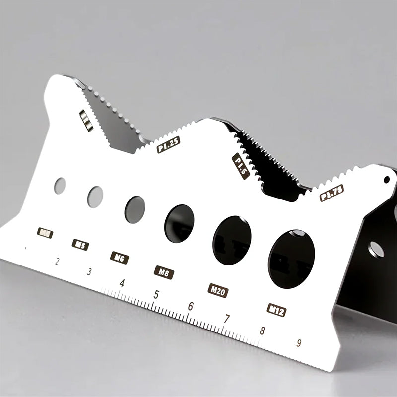 🎉 Rozsdamentes acél kétoldalas csavar mérőkártya