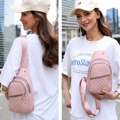 👜Nagy kapacitású vízálló mellkasi táska