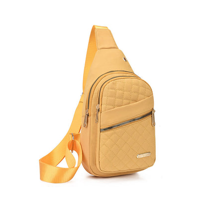 👜Nagy kapacitású vízálló mellkasi táska