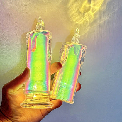 💕 Romantikus LED láng nélküli gyertyák