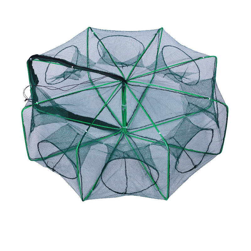 🔥 Automatikusan Összecsukható Erősített Horgász Csapda Háló 🐟