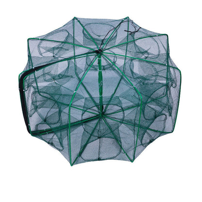 🔥 Automatikusan Összecsukható Erősített Horgász Csapda Háló 🐟