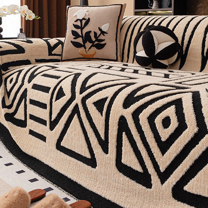 🛋️ Puha, csúszásgátló bársony kanapetakaró