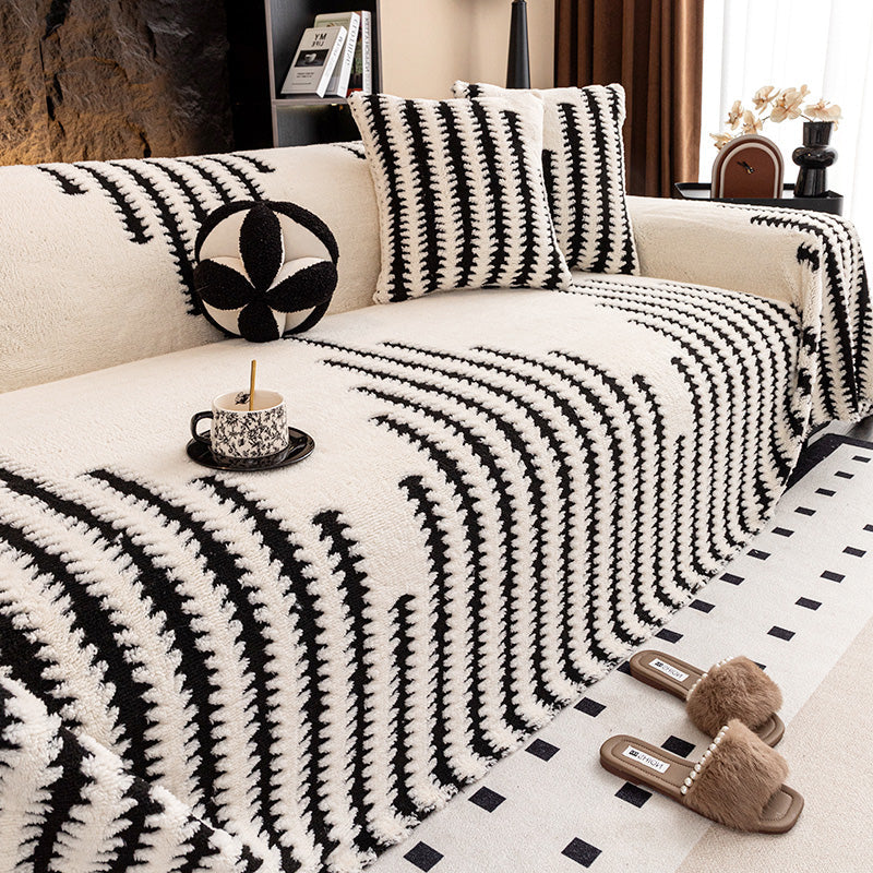 🛋️ Puha, csúszásgátló bársony kanapetakaró