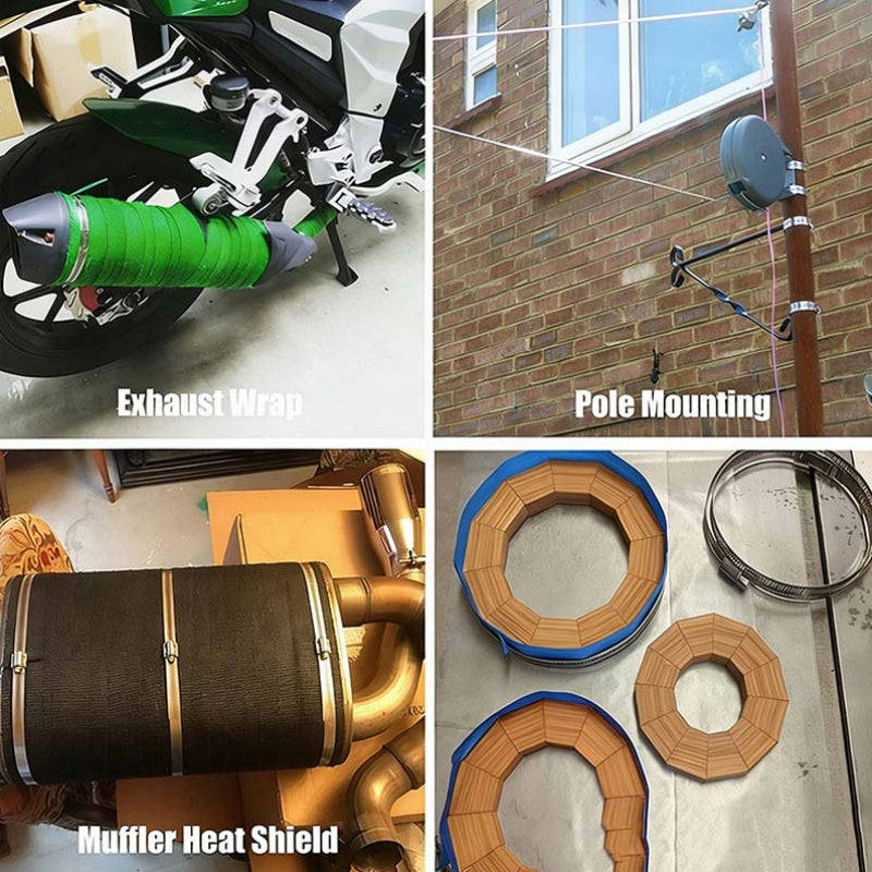 Állítható 304-es rozsdamentes acél tömlőbilincs-készlet