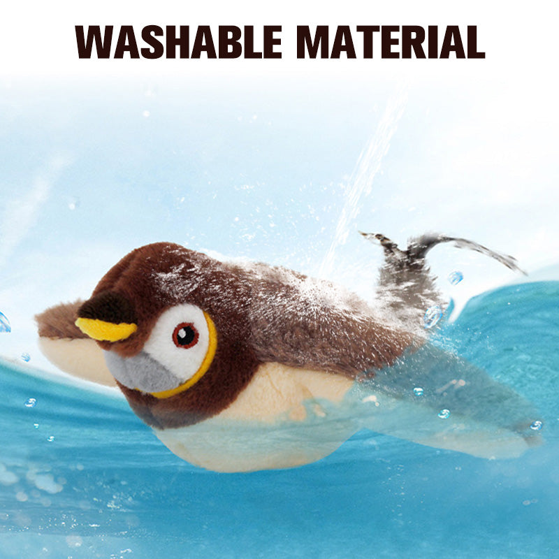 😻Tölthető érintéssel aktiválható macskajátékok valósághű hanghatásokkal🐦