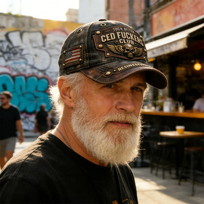 Az Öreg Szemetek Klubja - Hímzett punk sapka