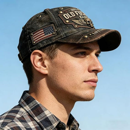 Az Öreg Szemetek Klubja - Hímzett punk sapka