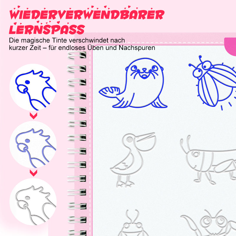 ✏️ Vájatokkal ellátott rajzolókönyvek gyerekeknek 👶🎨