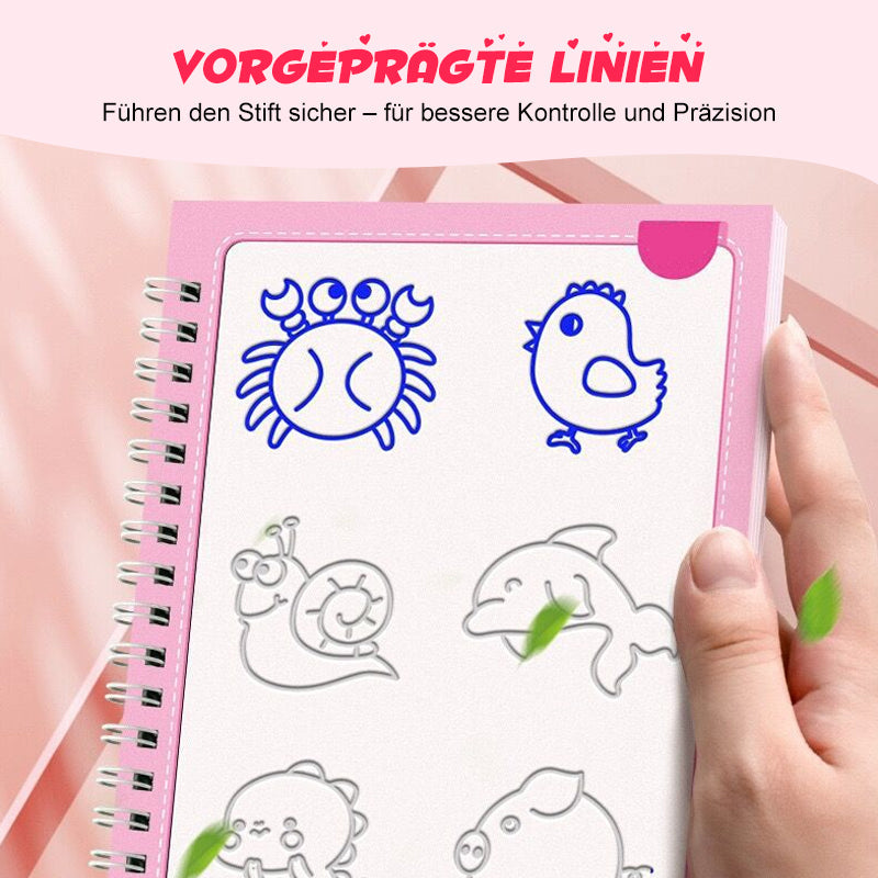✏️ Vájatokkal ellátott rajzolókönyvek gyerekeknek 👶🎨