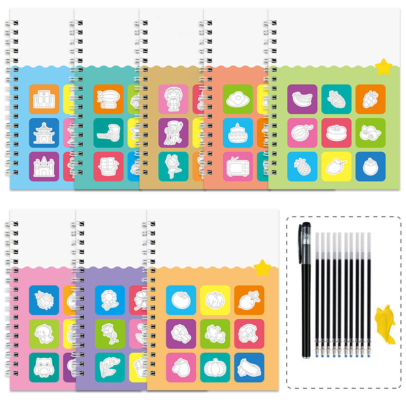 ✏️ Vájatokkal ellátott rajzolókönyvek gyerekeknek 👶🎨